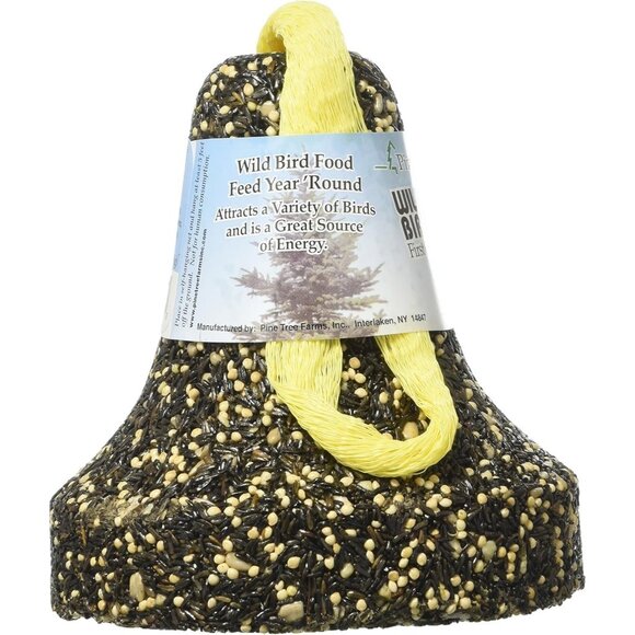 Pine Tree Farms 1305 Finch Seed Bell With Net 18-Ounce 6" New Sealed Bird Food - Picture 2 of 3